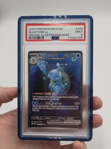 Pokémon Blastoise ex 200/165 SV151 Special Illustration Rare Holo PSA 9