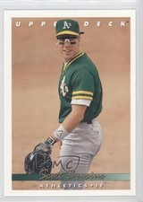 1993 Upper Deck Gold Hologram Scott Brosius #681 9b3