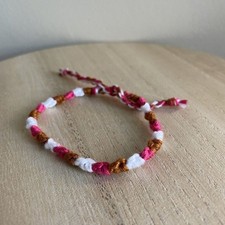 Ama Bracelet, anklet, trendy, comfortable, tie, embroidery thread, woven, gift,