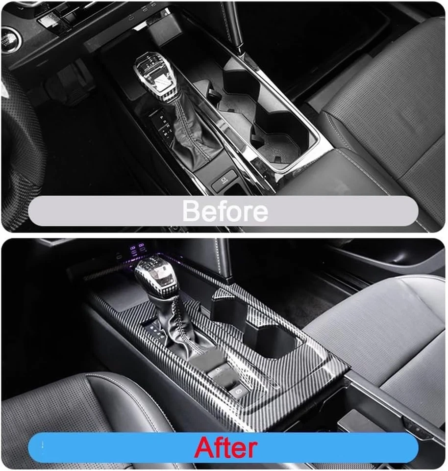 Marco Consola Central Palanca Cambios Toyota Camry 2025 Color Fibra Carbono - Изображение 2 из 4