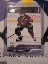 2024-25 UD PWHL Erin Ambrose Young Guns Rookie RC #69 - OLYMPIC SILVER MEDALIST