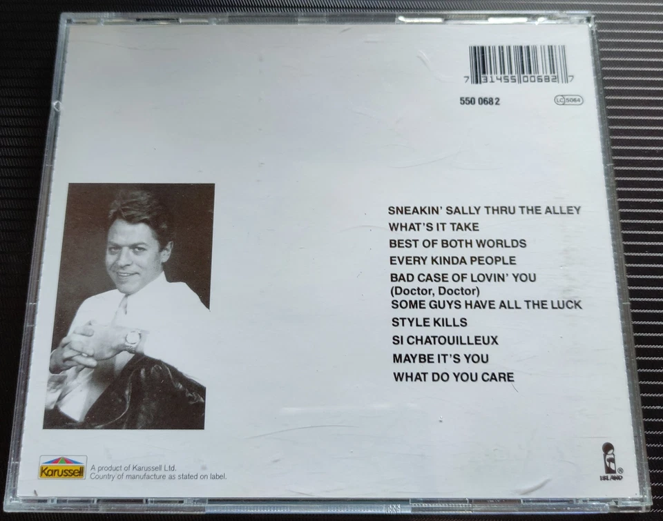 ROBERT PALMER Maybe It's Live (1993) CD GER EX/EX - Bild 3 von 3