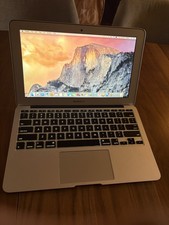Apple MacBook Air 11" Silver Laptop SSD Backlit Keyboard Webcam Mac OS X