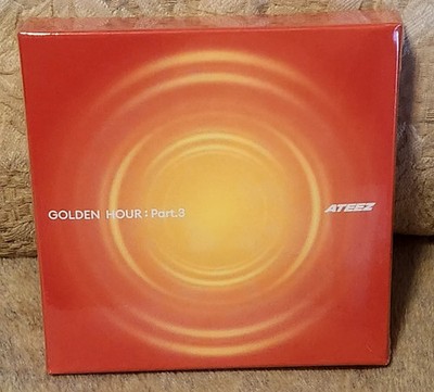 ATEEZ Golden Hour Pt. 3 Signed HEAT Ver Random Member CD Sealed + 4 Item FanPack