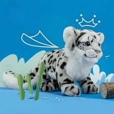 Snow Leopard 12 Inch Plush Toy Stuffed Animal Toy Toddler Doll Gifts