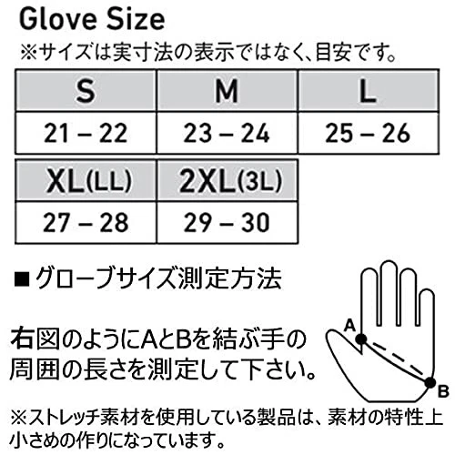 Daiwa Daiwa Padded Quick Dry Gloves 5Book Cut Red Wave M DG-2121 427 - image 4 of 4