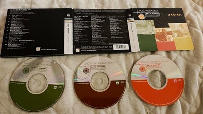 Jazz Weekend Jazz Moods 3-CD Set 2000 Compilation Jazz Concord Special Products
