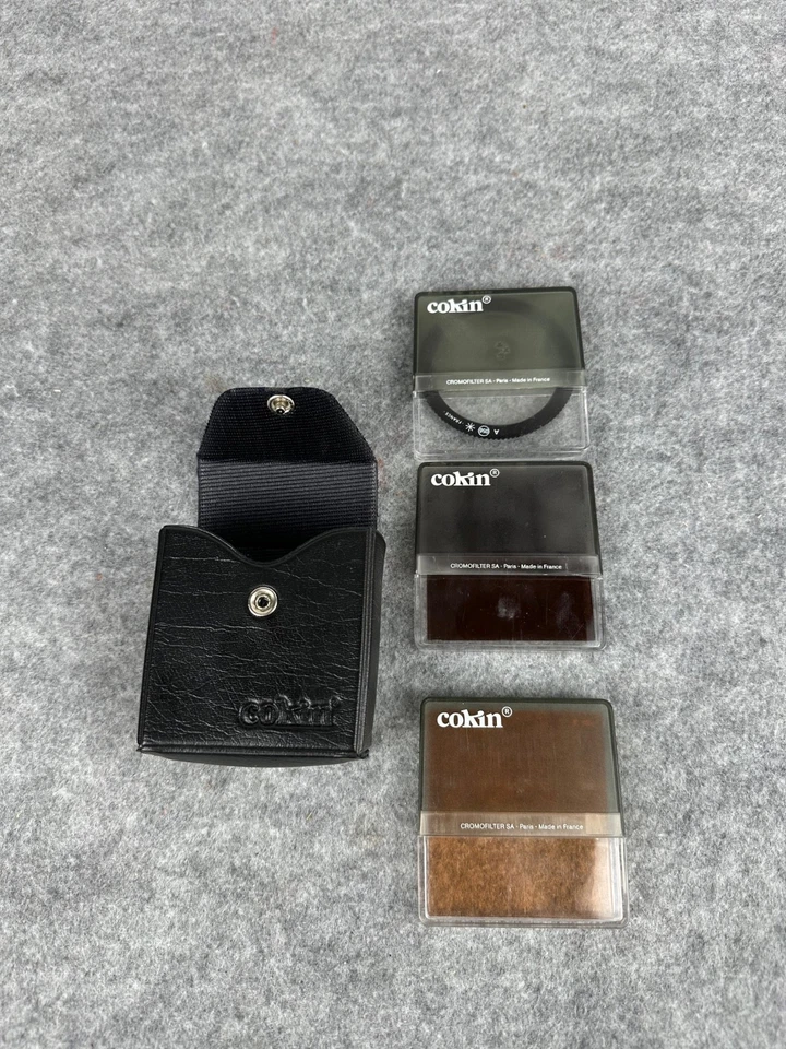 Filtro Cokin Serie P Lote De 3 Azul Amarillo, Rojo Verde, Gradual Foto 3 de 4