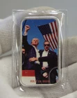 1 Oz .999 Silver Bar Trump Fight Fight Fight Colorized Bar