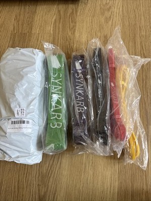 Synkarb Widerstandsbänder, Klimmzug Widerstandsbänder für Männer & Frauen 5er Set