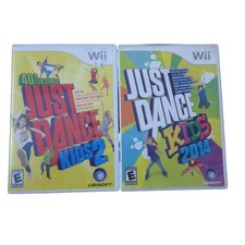 Lot of 2 - Just Dance Kids 2 & 2014 Nintendo Wii 