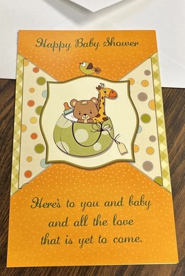 Happy Baby Shower A New Baby On The Way 5 x7.75'' Stockwell Greeting Card
