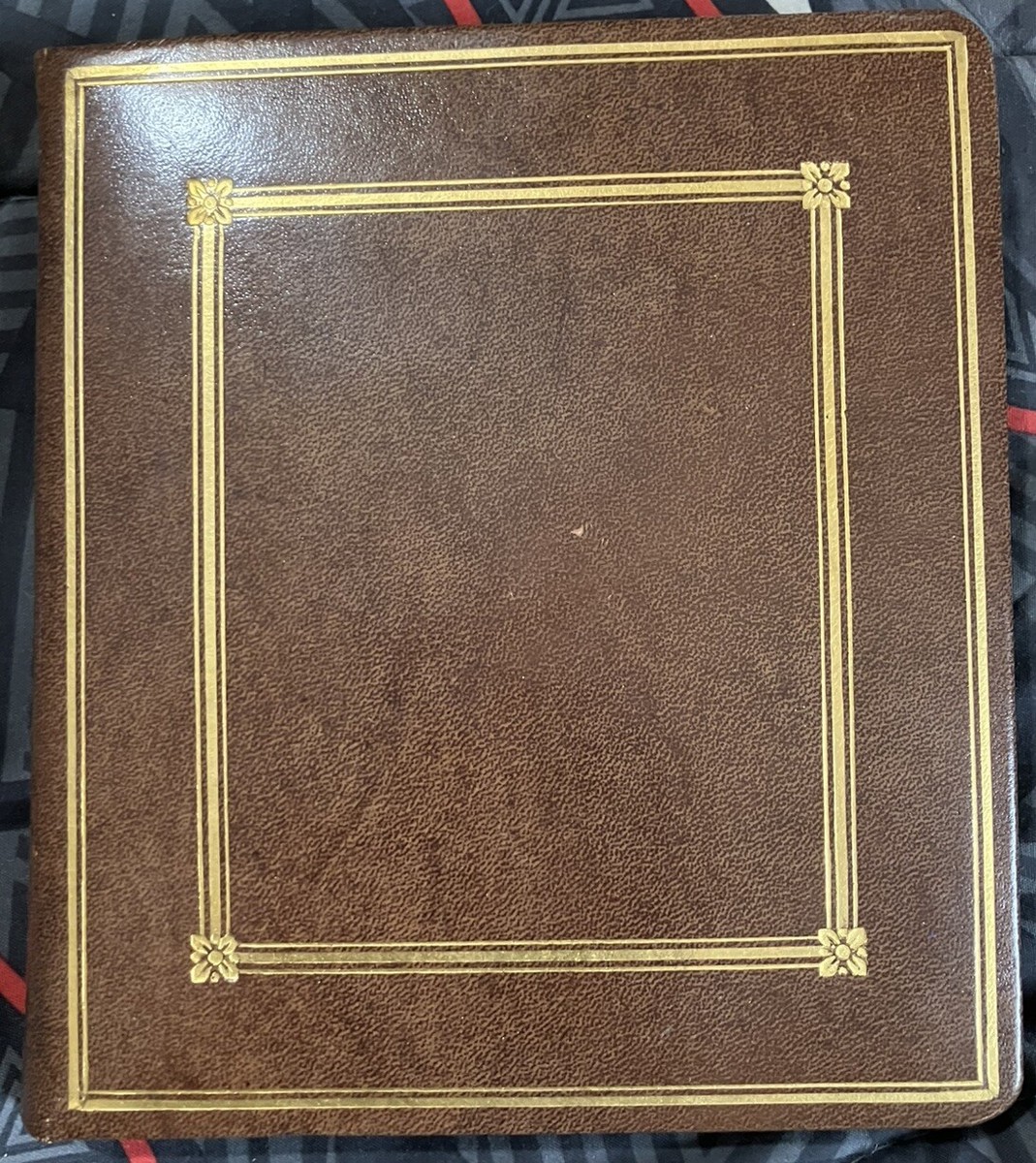 Vtg Tiffany & Co Patent (Sim) Leather? Paper Notebook Address Book