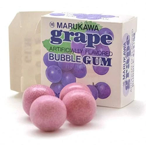 علكة يابانية Marukawa Grape Bubblegum ، 8 &times; 0.19 أوقية 5.4 جم 1.52 أوقية