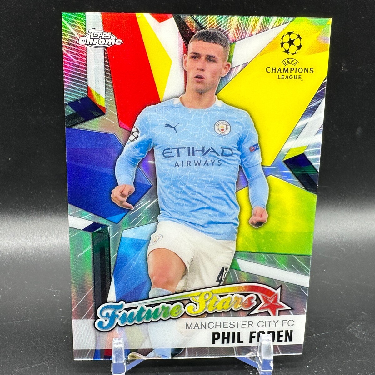 2020 Phil Foden Topps Chrome Sapphire