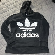 Adidas Hoodie Pullover Sweatshirt Women's Size Small EUC