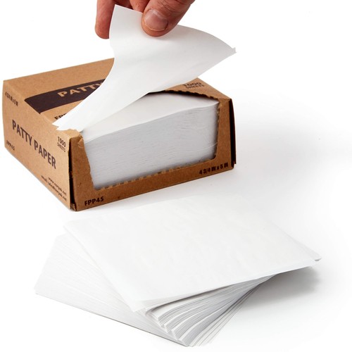 Restaurant-Grade Hamburger Patty Paper 1000 Pack - HAMBURGER MEAT NOT INCL. N...