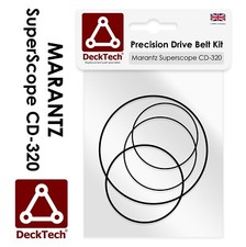 DeckTech™ Cinghie di Ricambio per Registratore Marantz Superscope CD-320 CD320
