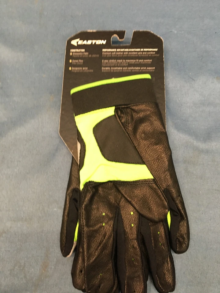 Pequeño par de guantes de bateo Easton HS7 Torq para hombre Foto 4 de 4