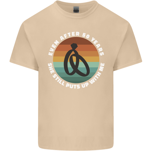 50 Year Wedding Anniversary 50th Marriage Mens Light Cotton T-Shirt - 第 14/29 張圖片