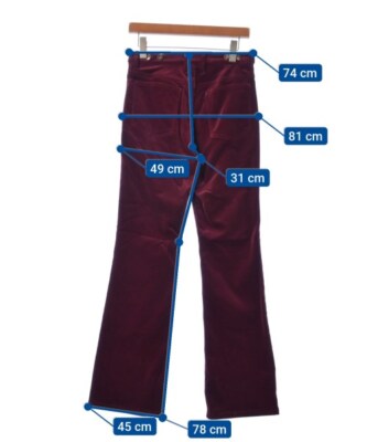 Taiga Igari Pants (Other) Red S 2200415419109 | eBay UK
