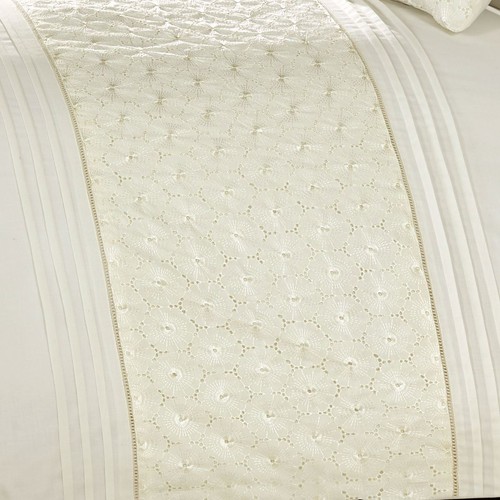 Everdean Floreale Crema Copripiumino e Federa Set Elegante - Singolo - Foto 3 di 3
