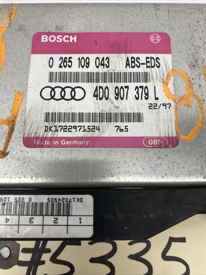 Audi A4 1998 ordenador ABS 0265109043 4D0997379L Foto 3 de 4