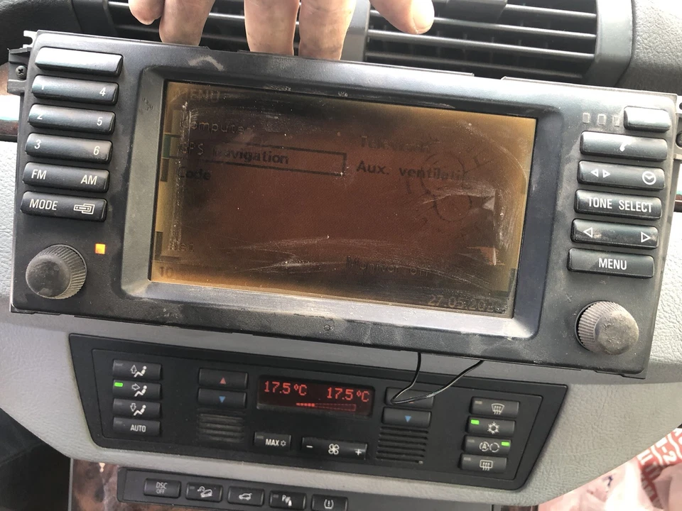 BMW E38 E39 E53 Widescreen Sat Nav Screen GPS Monitor M5, 16:9 See Description - Image 3 of 4