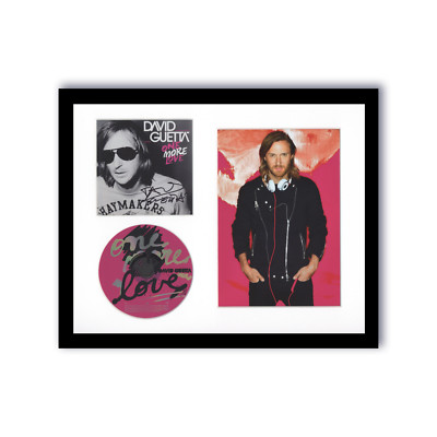 David Guetta Signed Autographed ONE MORE LOVE Framed CD Photo Display ACOA