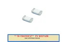 PS2    2x REPLACEMENT FUSES    FCC16 AD 401   TF16SNO.40  Loc.PS1  PS2  PS5  PS7