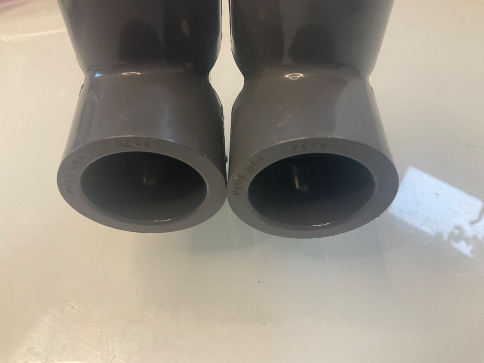 Lasco Sch 80 PVC 1" Tee Slip *Lot of 2*