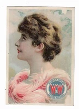 Old Trade Card Wheeler & Wilson Sewing Machines Willard & Co