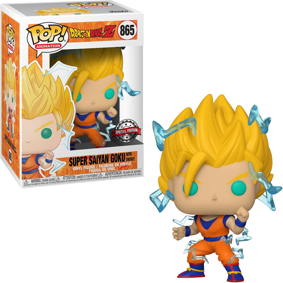Dragon Ball Z - Super Saiyan Goku with Energy 865 Special