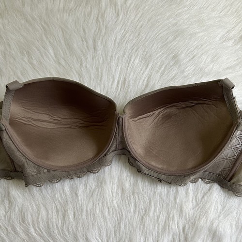 EST. Sujetador 1946 para mujer talla 44DD gris ligeramente forrado con aros cierre trasero NUEVO - Imagen 6 de 7