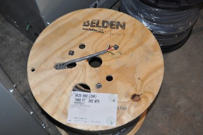 Belden Wire 9620 060 (CHR) 5 Conductor 16 AWG CONTROL & AUDIO CABLE 100FT  NEW