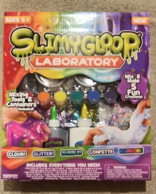 Slimygloop Laboratory Mix & Make Slime Kit Craft Ages 6+ Toy Gloop KID ...