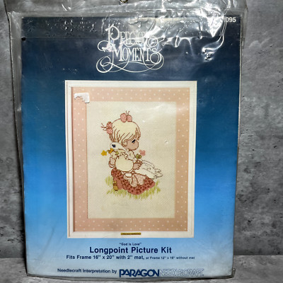 Paragon Needlecraft Precious Moments ' God Is Love ' Cross Stitch Kit No. 1095