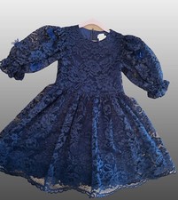 kids David Charles dress size 7 lace floral