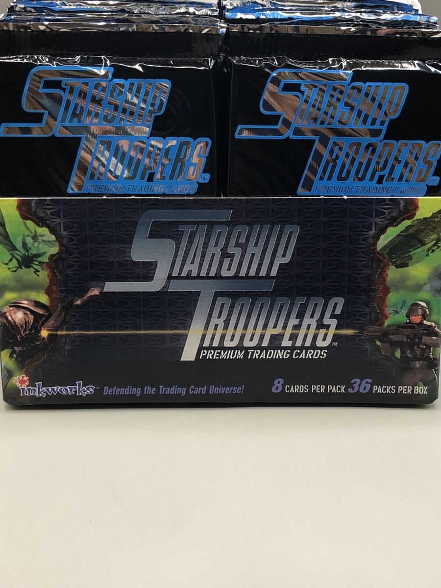 1997 Starship Troopers Movie Premium Trading Cards. (2) Unopened