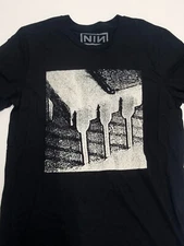 Nine Inch Nails NIN LARGE Shirt 12/7 Palladium LA 2018 Cold Black Infinite NEW