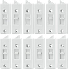 12 Pcs Window Latch Locks Spring Loaded Window Tilt Latch Replacement Part by Jp