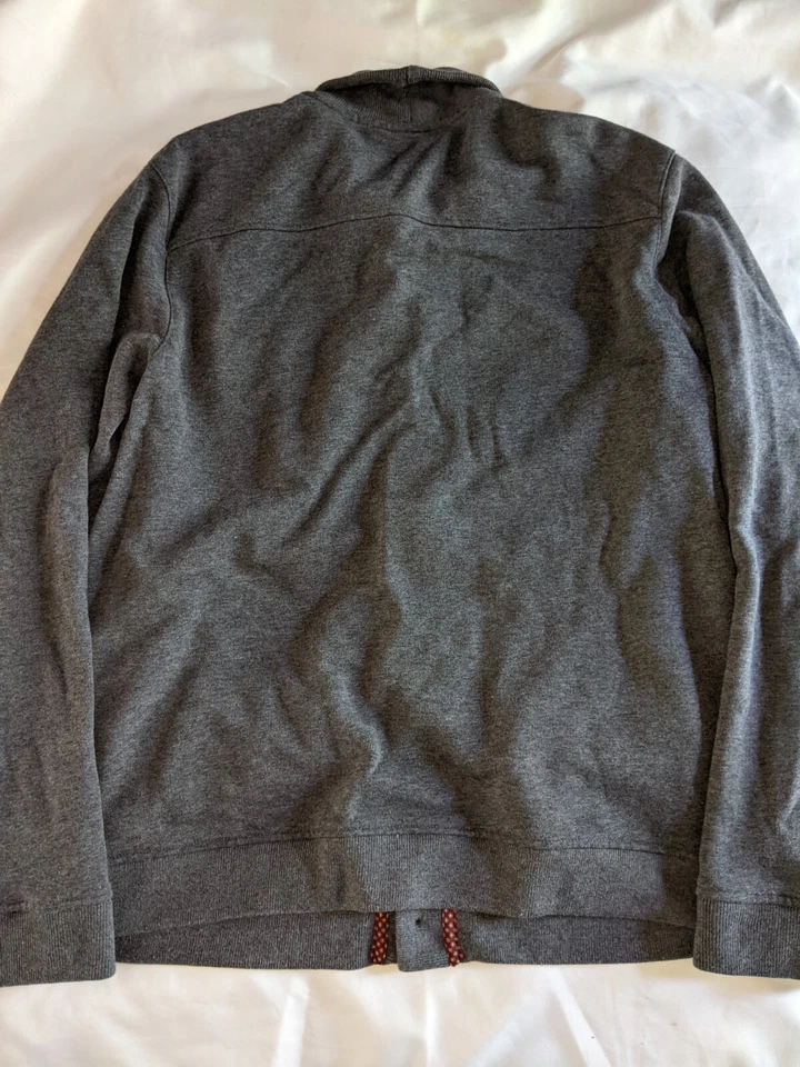 Cárdigan Ted Baker Farfell para hombre talla 6 chal cuello gris jersey para hombre 2XL Foto 3 de 4