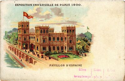 CPA AK PARIS EXPO 1900 Pavillon von Spanien (576274)