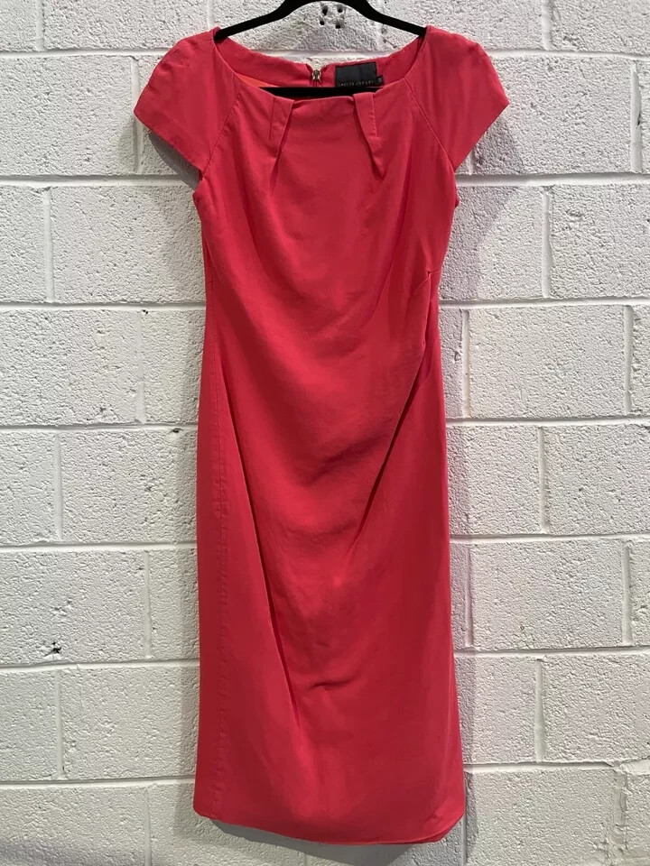 GINGER AND SMART Prospective Midi Pink Dress Size 10 AU RRP 669 WITH DEFECTS image 4