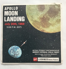 Apollo Moon Landing View Master Packet July 20, 1969
