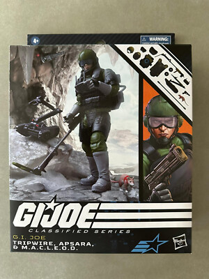 G.I. Joe - TRIPWIRE  APSARA & M.A.C.L.E.O.D. HASBRO Classified Series NEW MISB