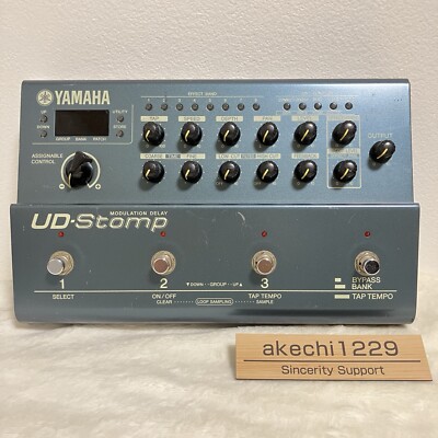 YAMAHA UD Stomp Multi Modulation Delay Effects Pedal Processor w 