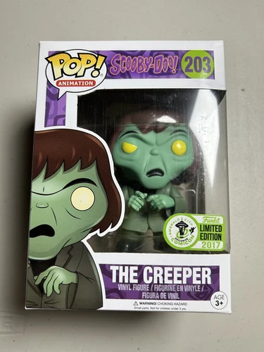 Funko Pop Animation Scooby-Doo #203 The Creeper Eccc Exclusive Sticker