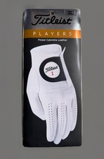Titleist Players Cabretta Leather Golf Glove Pearl - Left Hand Mens Small- NEW