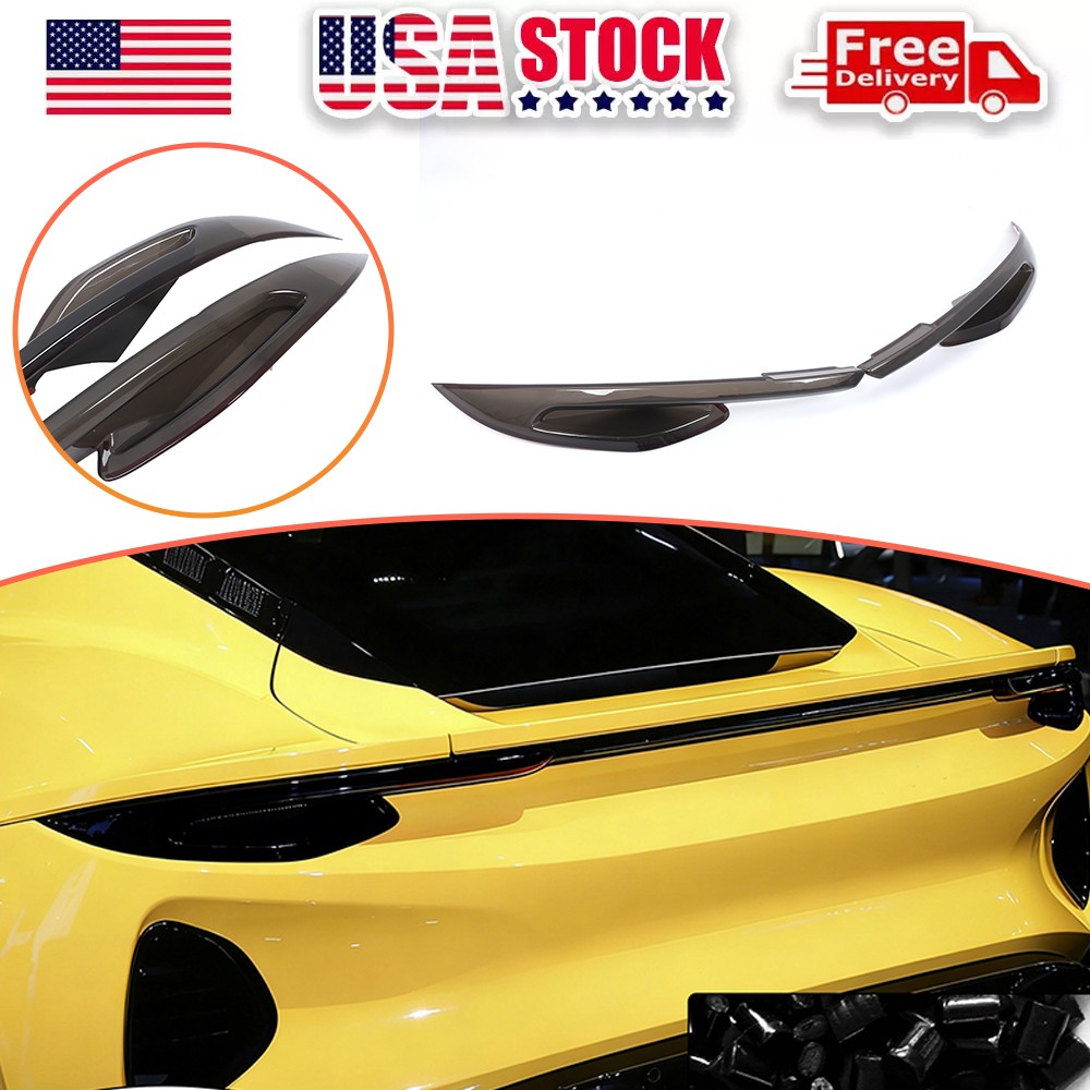 Smoked Black Rear Tail Light Guard Cover Trim For Lotus Emira V6 I4 2021-2025 US